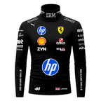 Blusa De Compressão Lewis Hamilton Ferrari - Preto