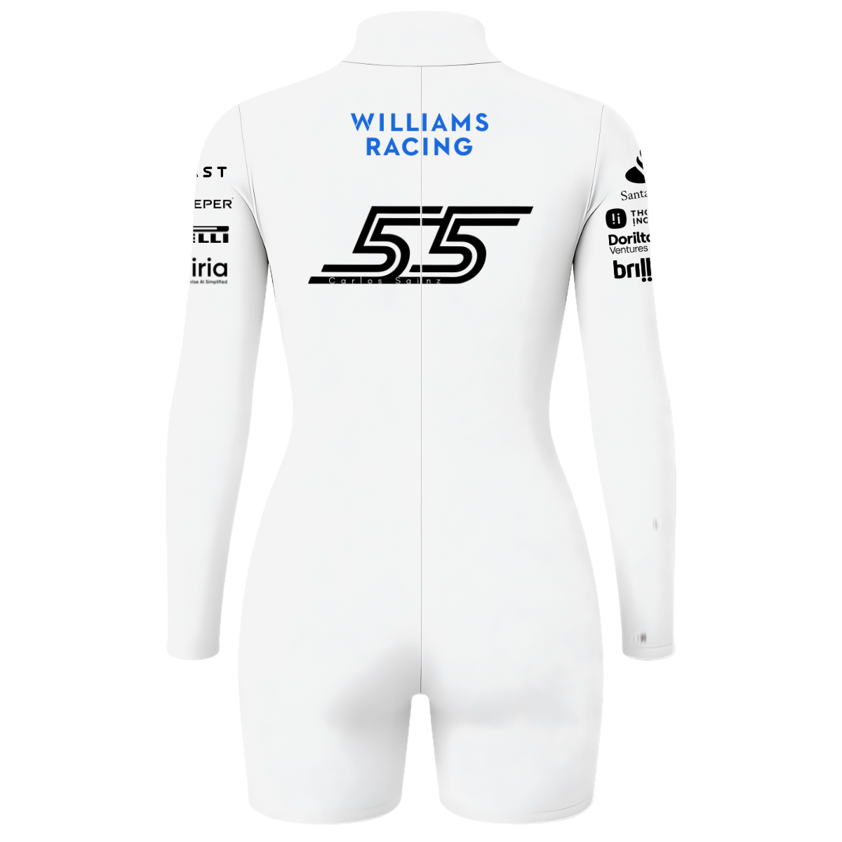 Macaquinho Carlos Sainz Willians - Branco