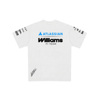 Camiseta De Algodão Alexander Albon Williams - Branco
