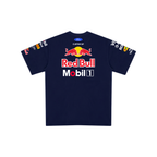 Camiseta De Algodão Max Verstappen Red Bull - Azul Marinho