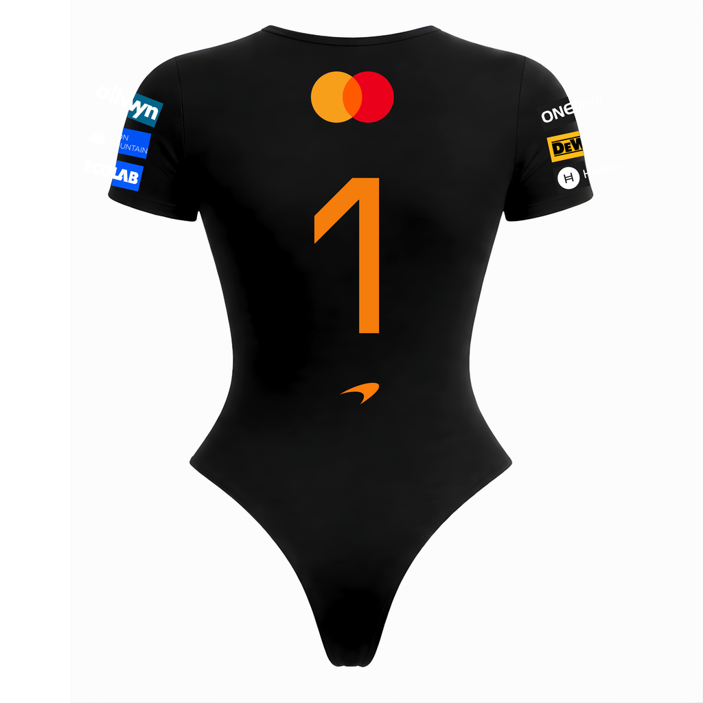 Body Curto Feminino Lando Norris Mclaren - Preto