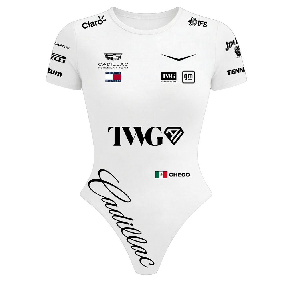 Body Curto Feminino Sergio Pérez Cadillac - Branco