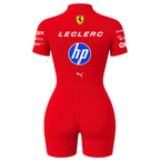 Macaquinho Curto Charles Leclerc Ferrari - Vermelho