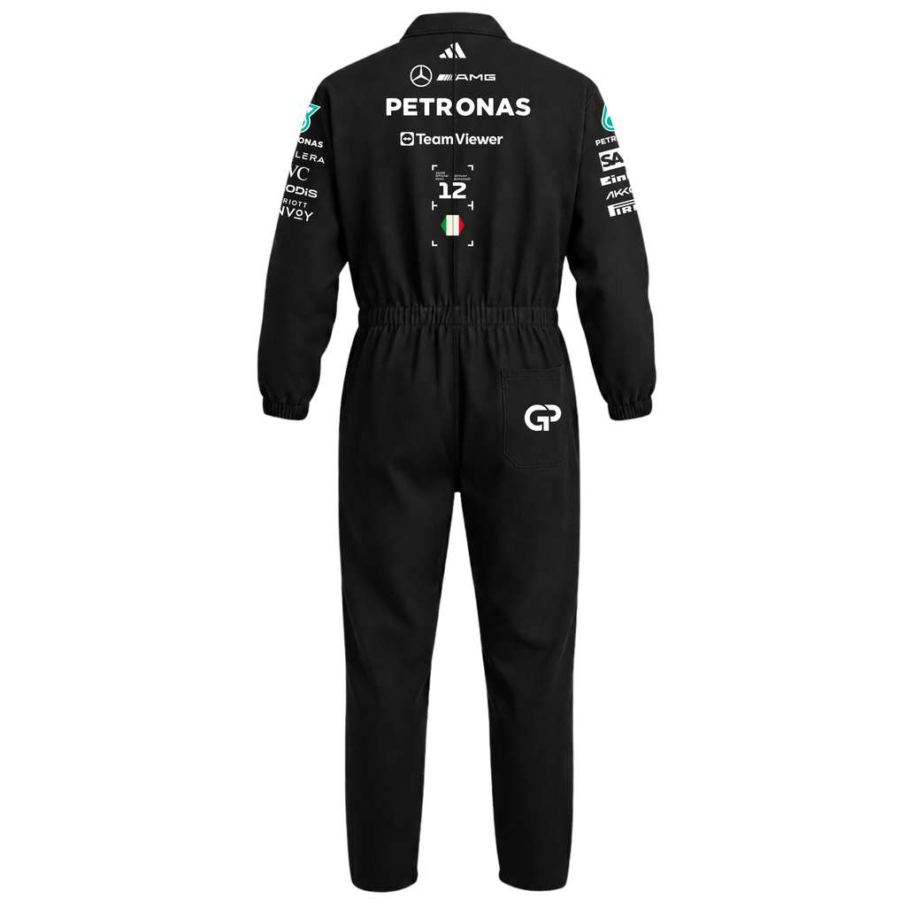Macacão Oxford Kimi Antonelli - Preto