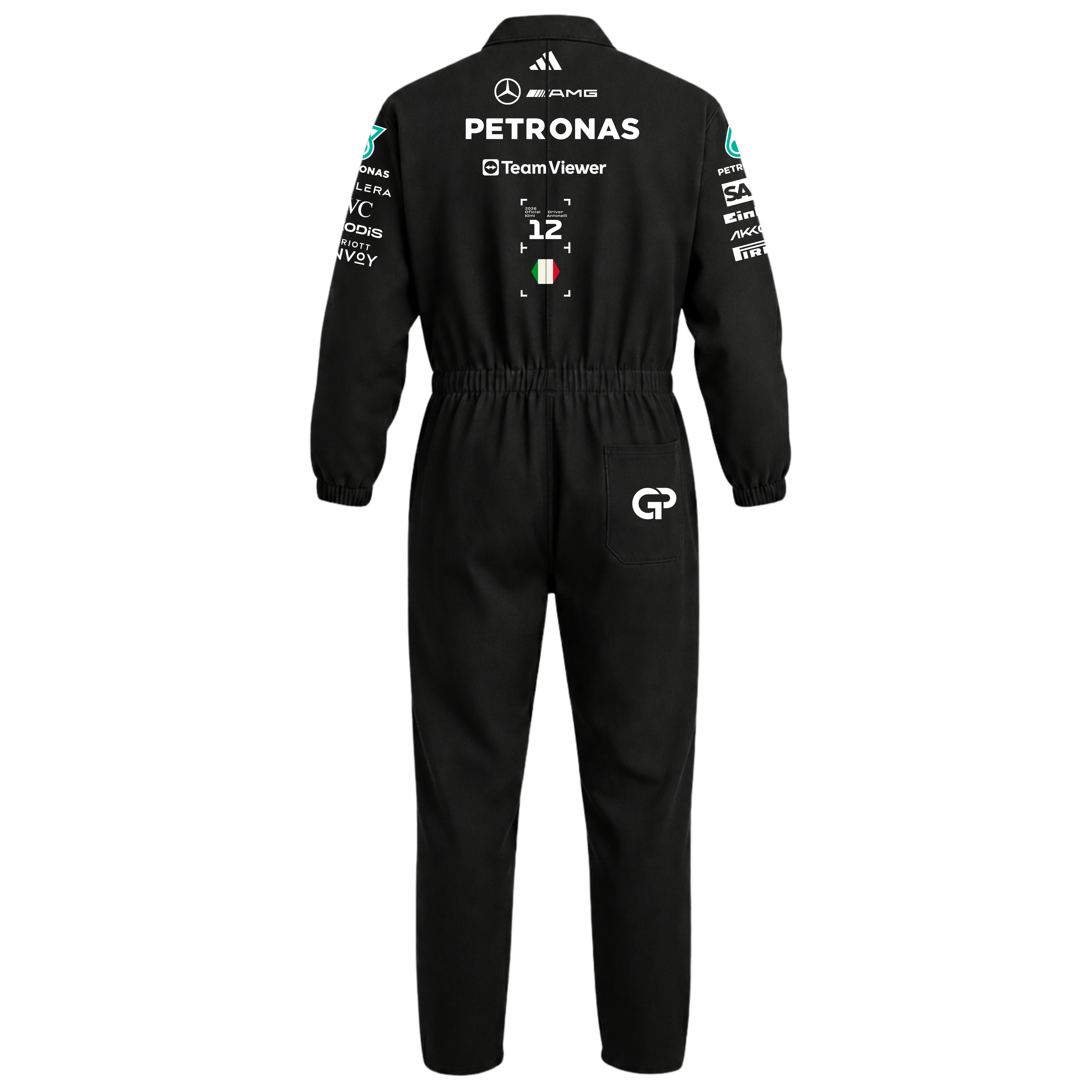 Macacão Oxford Kimi Antonelli - Preto