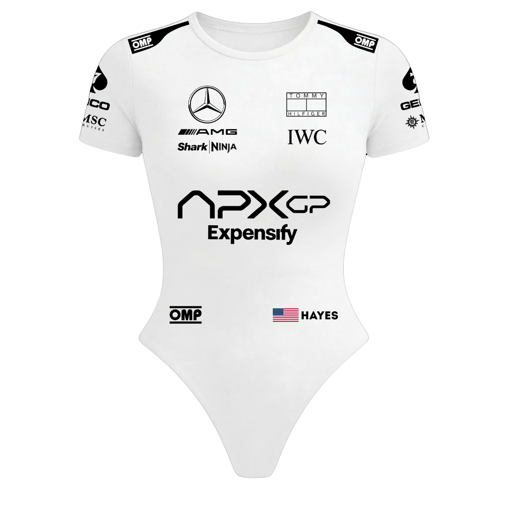 Body Curto APX GP Hayes - Branco