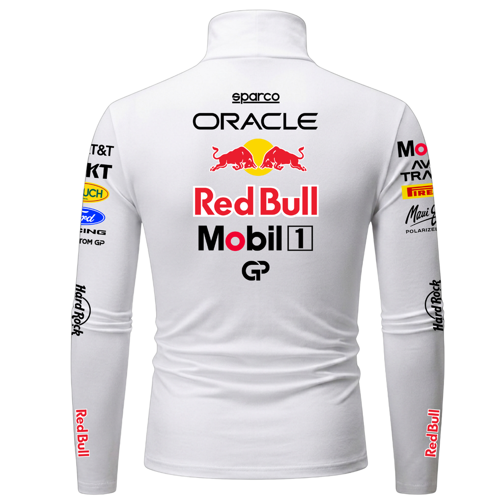 Blusa De Compressão Max Vertappen Red Bull - Branco