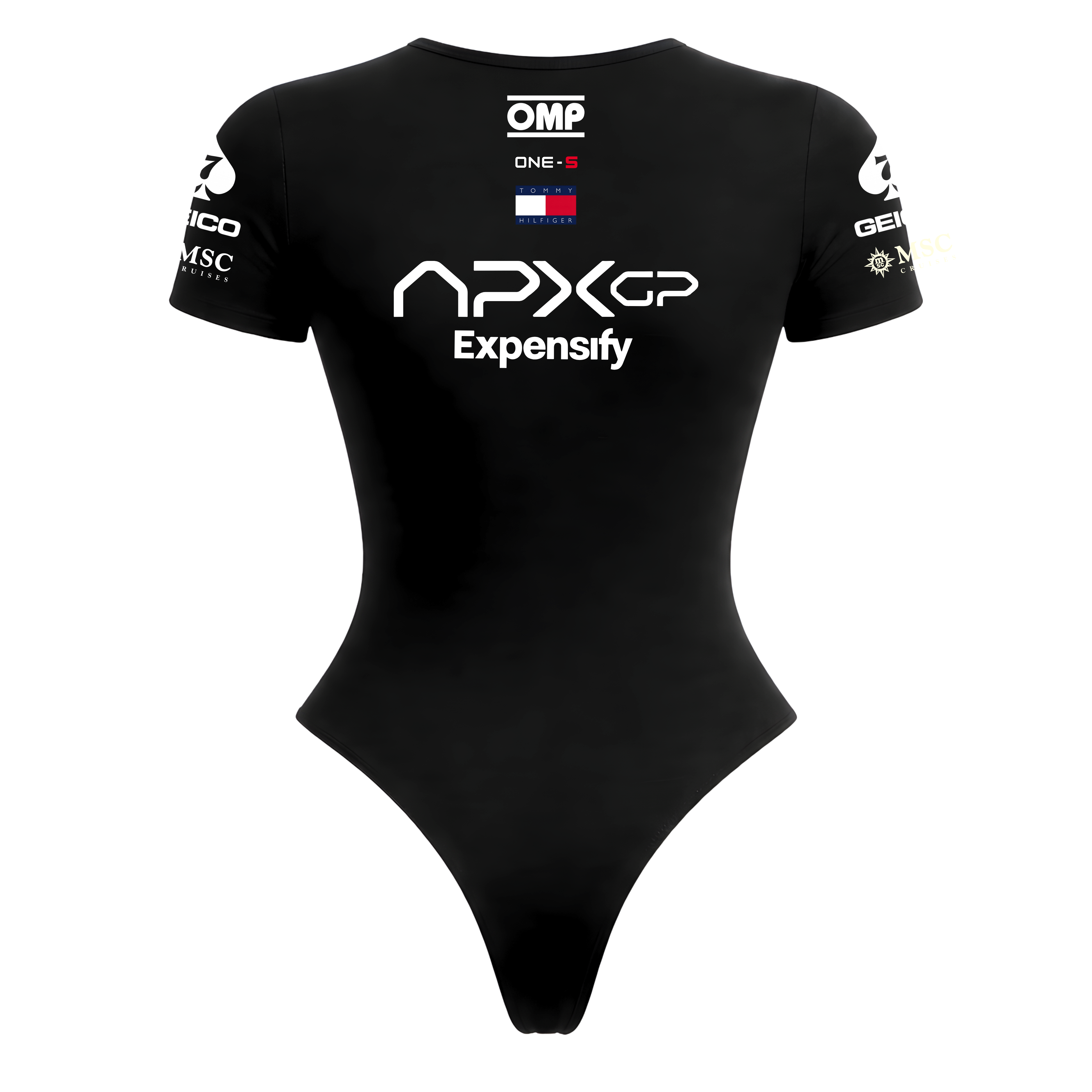 Body Curto APX GP Hayes - Preto