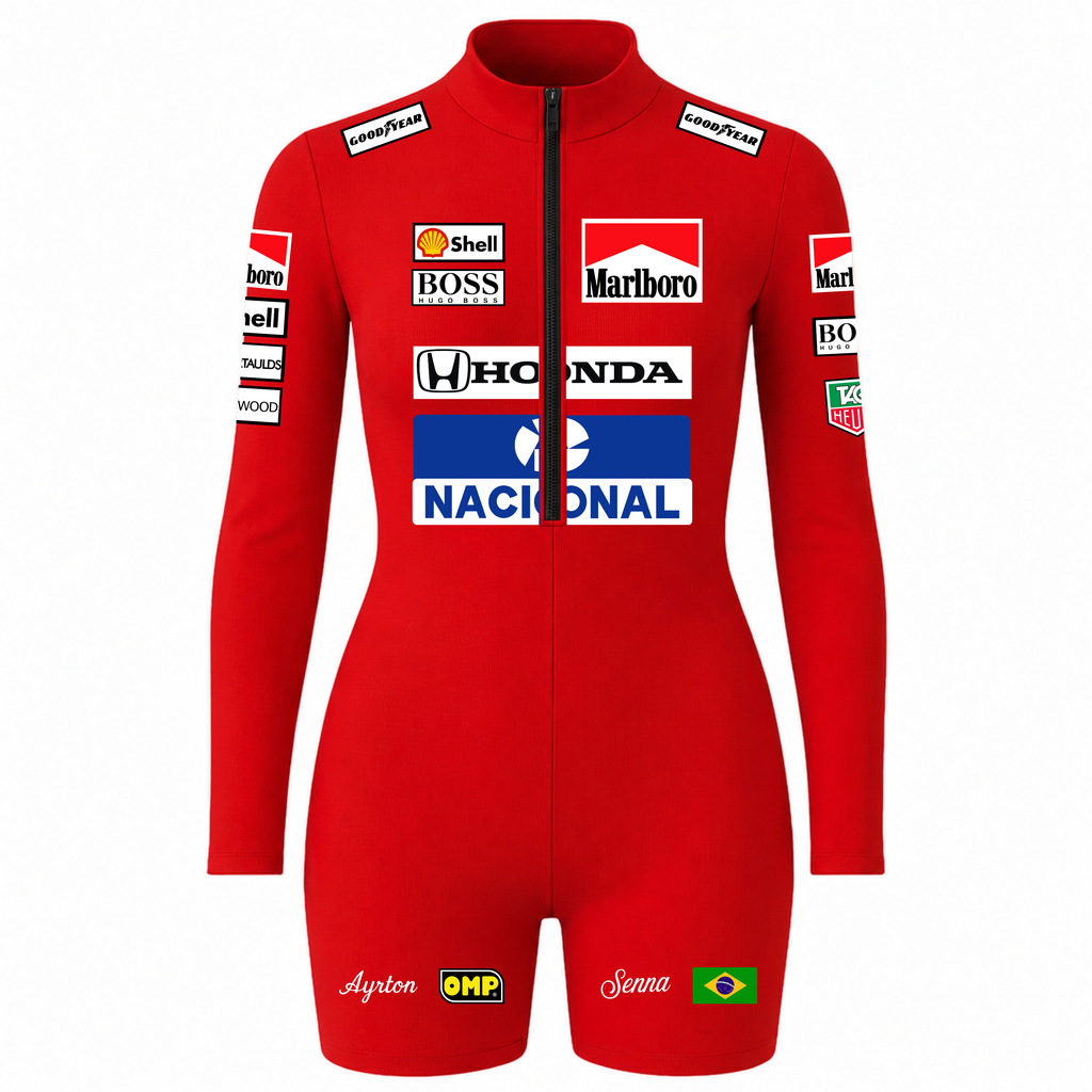 Macaquinho Ayrton Senna - Vermelho