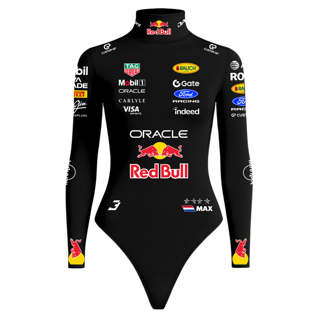 Body Max Verstappen Red Bull - Preto