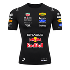 Camiseta De Compressão Max Verstappen Red Bull - Preto