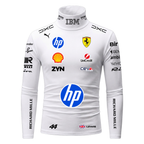 Blusa De Compressão Lewis Hamilton Ferrari - Branco