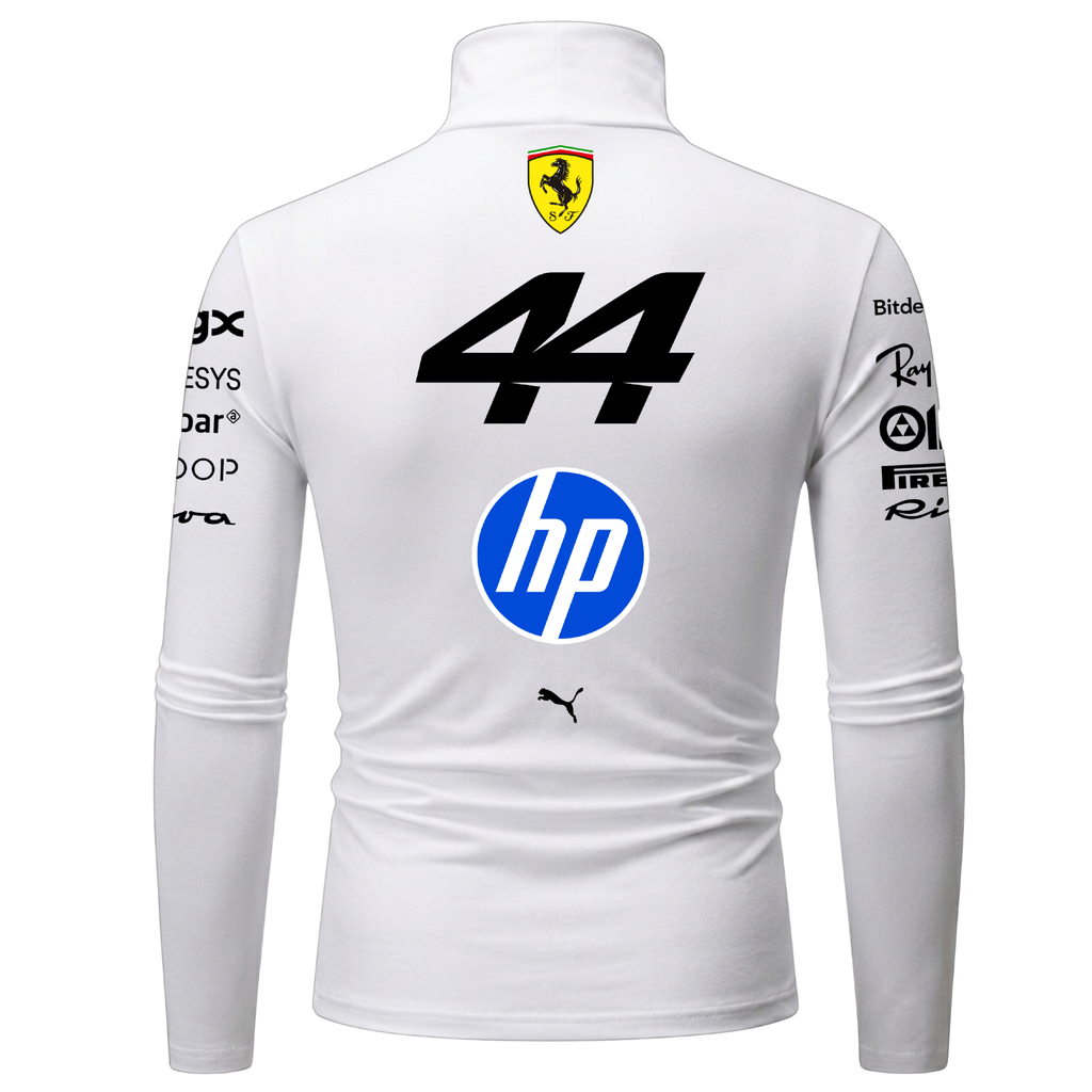 Blusa De Compressão Lewis Hamilton Ferrari - Branco
