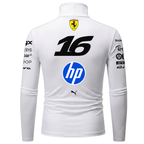 Blusa De Compressão Charles Leclerc Ferrari - Branco