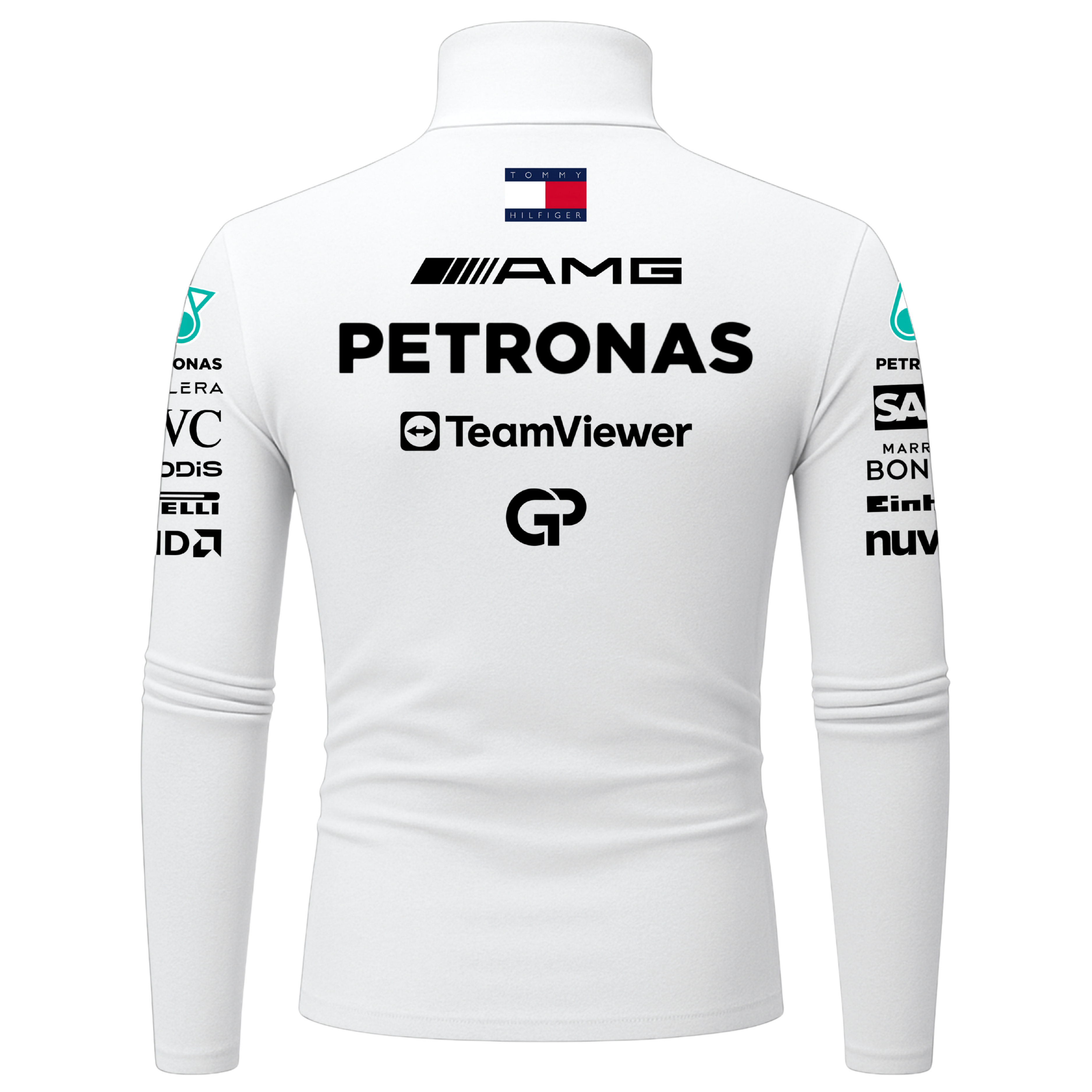 Blusa De Compressão Lewis Hamilton Mercedes - 2025 - Branco