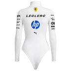 Body Feminino Charles Leclerc Ferrari - Branco