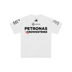 Camiseta De Algodão Mercedes - Preta