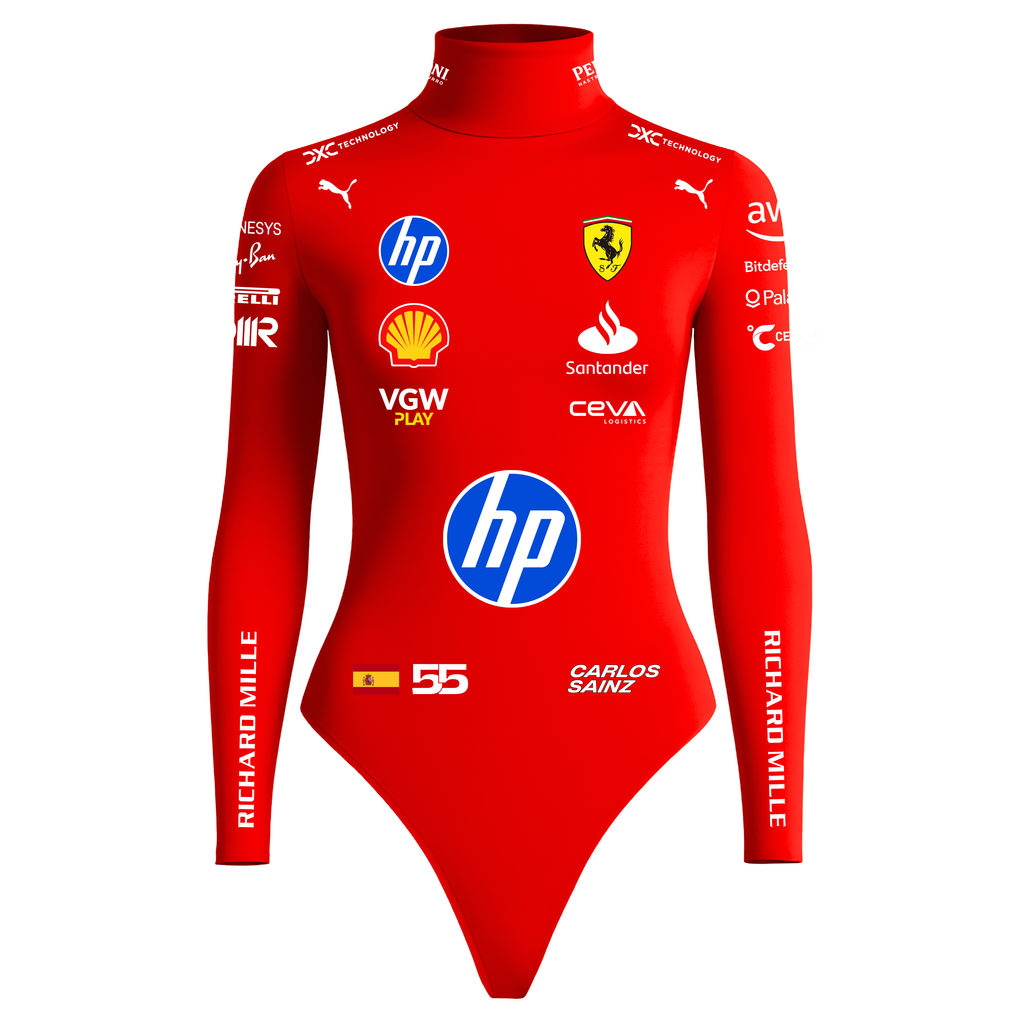 Body Carlos Sainz Ferrari 2024 - Vermelho