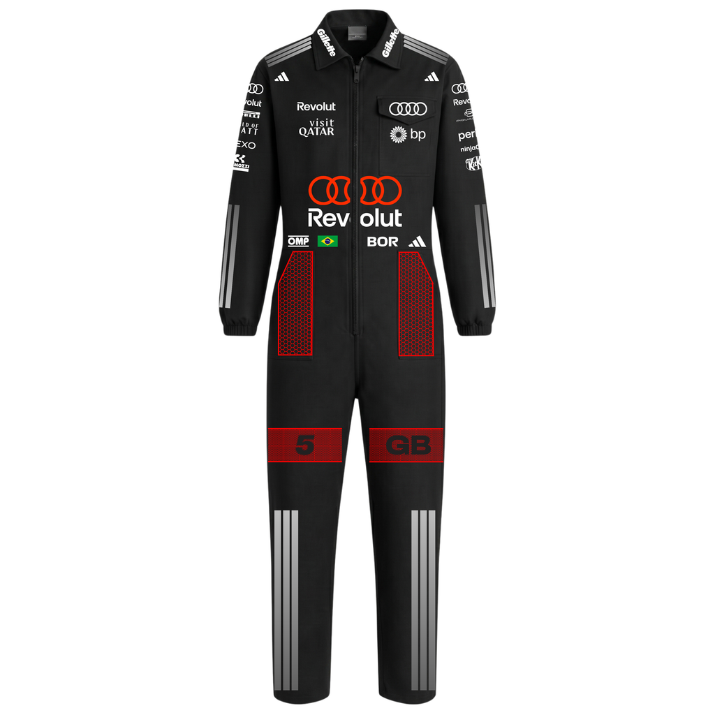 Macacão Oxford Gabriel Bortoleto Audi - Preto