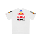 Camiseta De Algodão Max Verstappen Red Bull - Branco