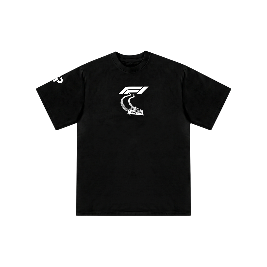 Camiseta De Algodão Pilotos  - Preto