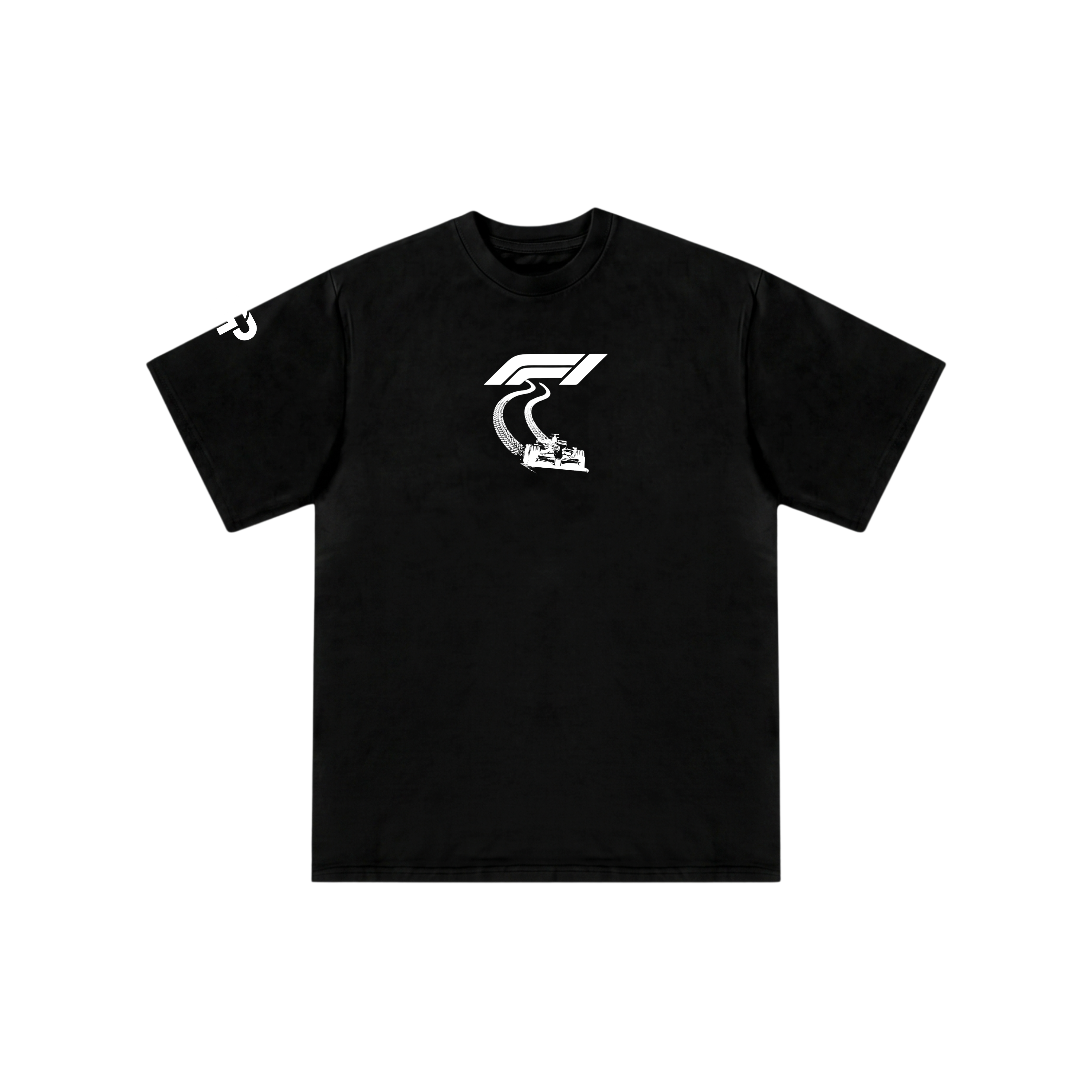 Camiseta De Algodão Pilotos  - Preto