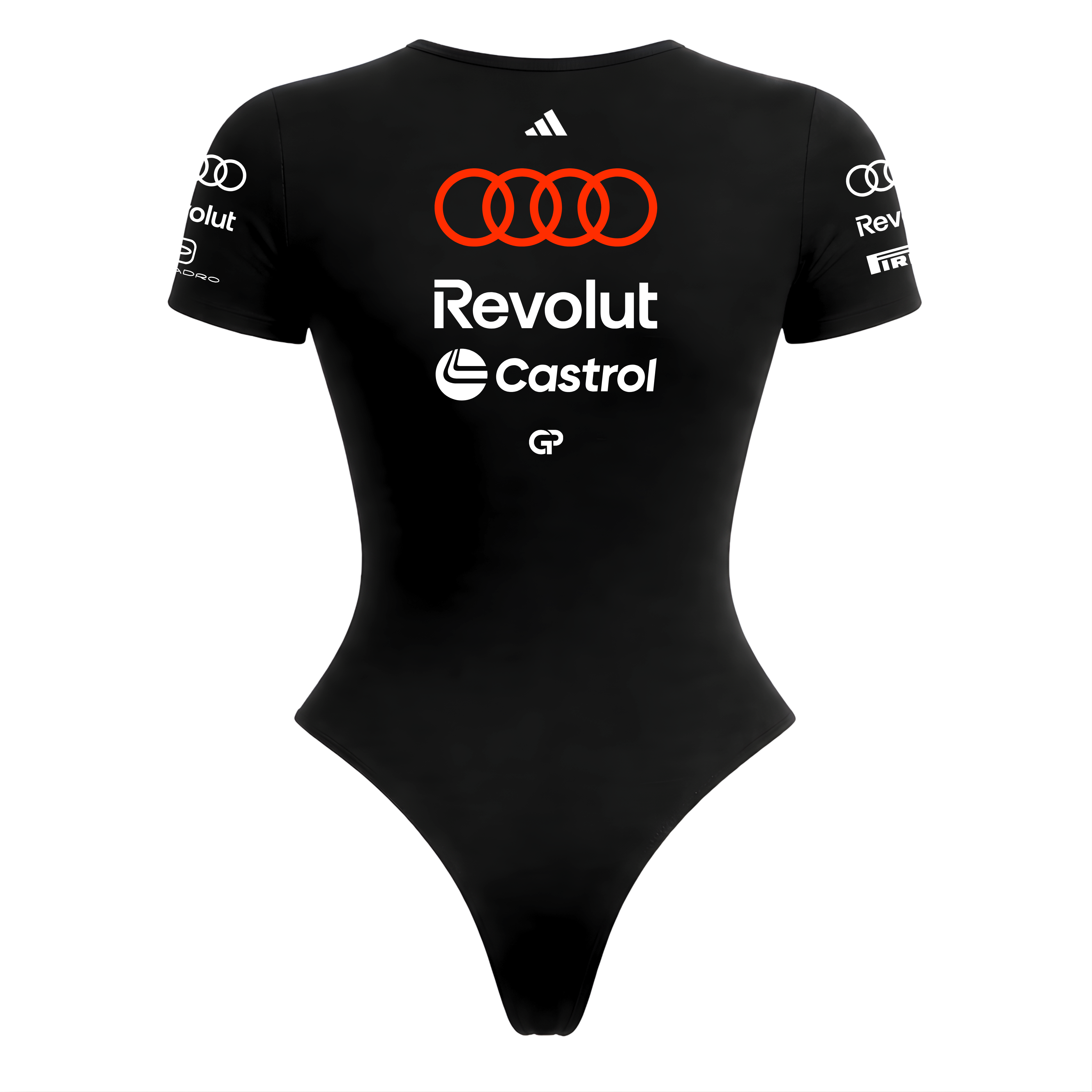 Body Curto Feminino Gabriel Bortoleto Audi - Preto
