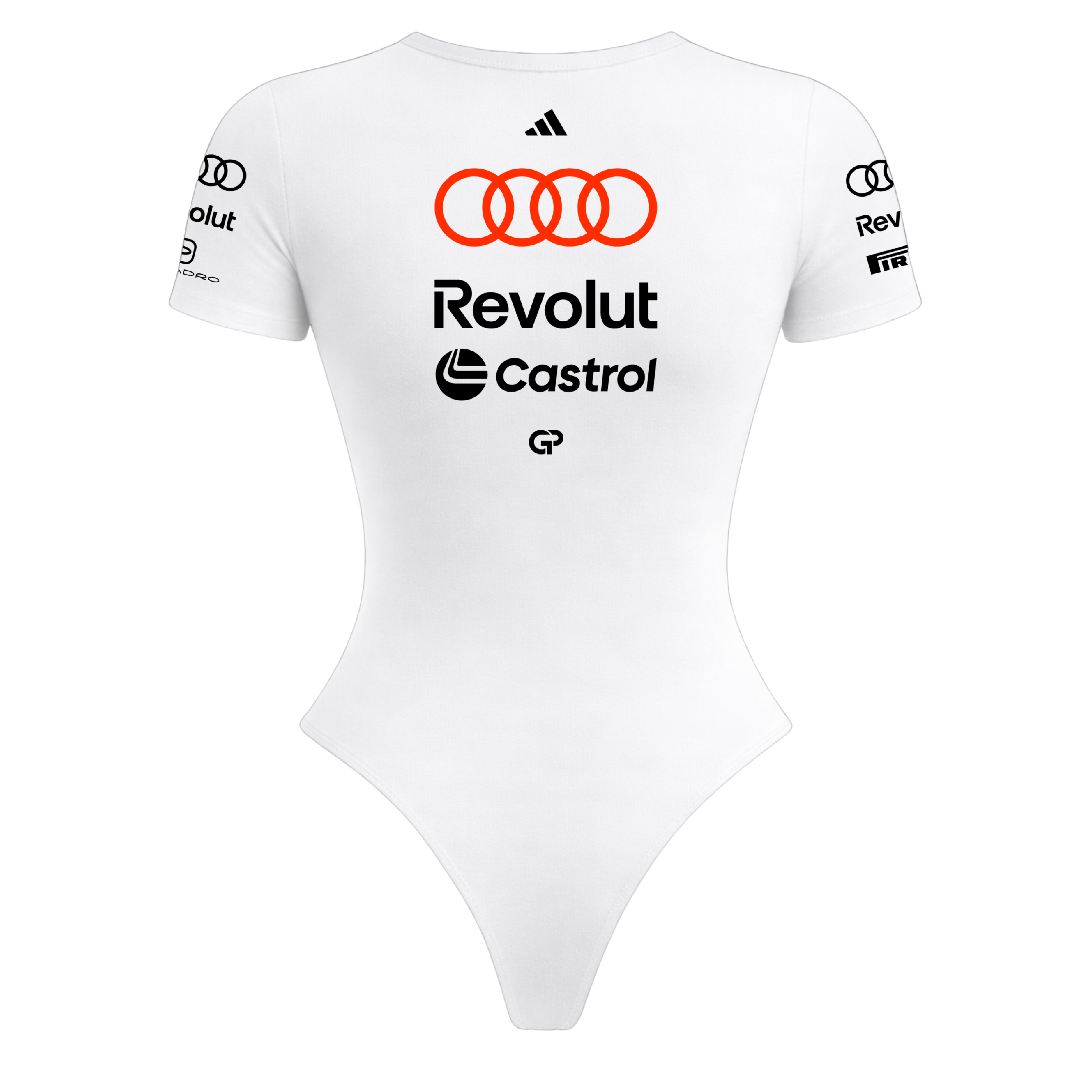 Body Curto Feminino Gabriel Bortoleto Audi - Branco