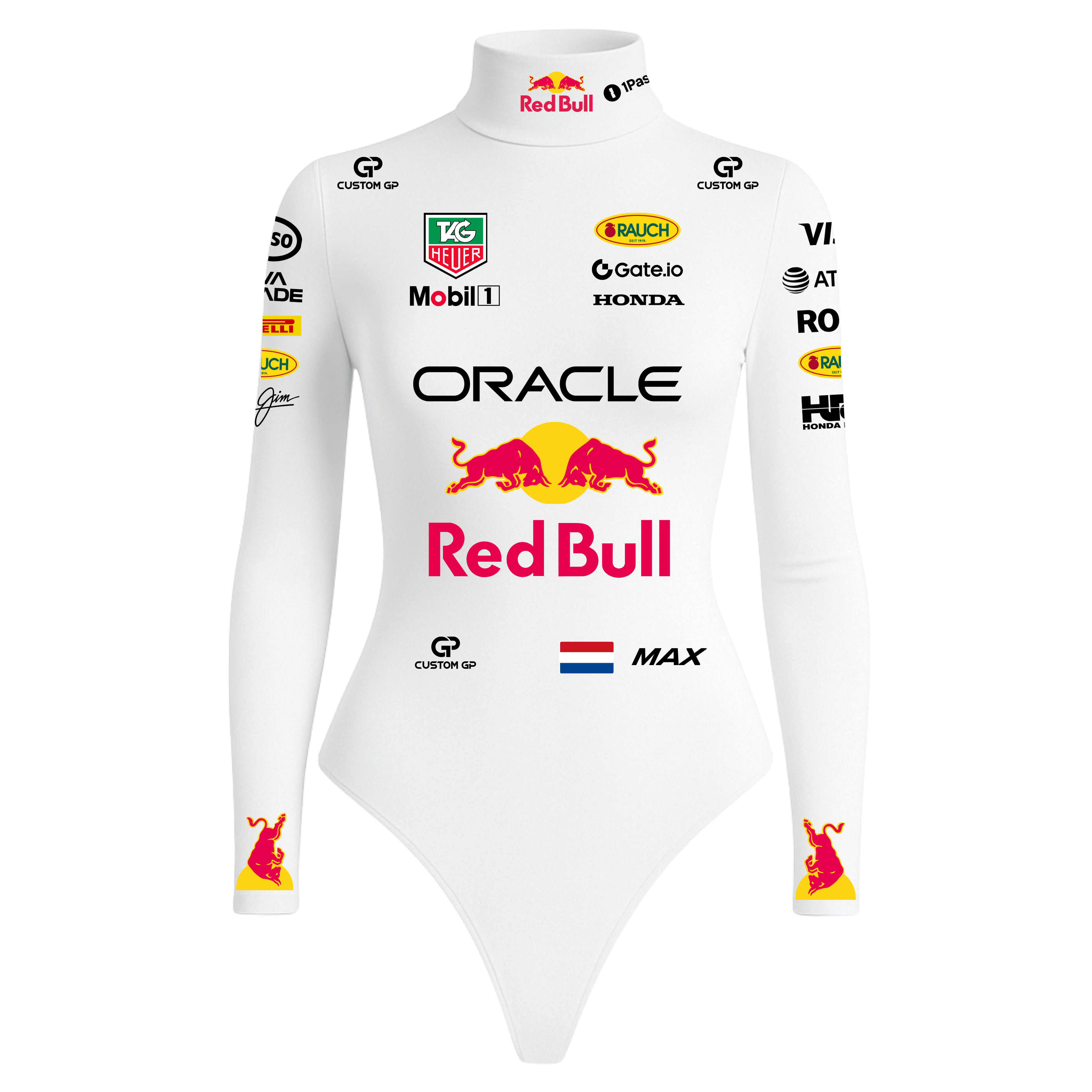 Body Max Verstappen Red Bull - Branco