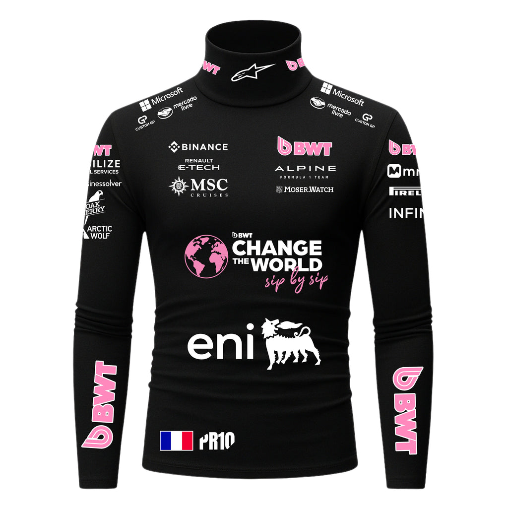 Blusa De Compressão Pierre Gasly Alpine - Preto