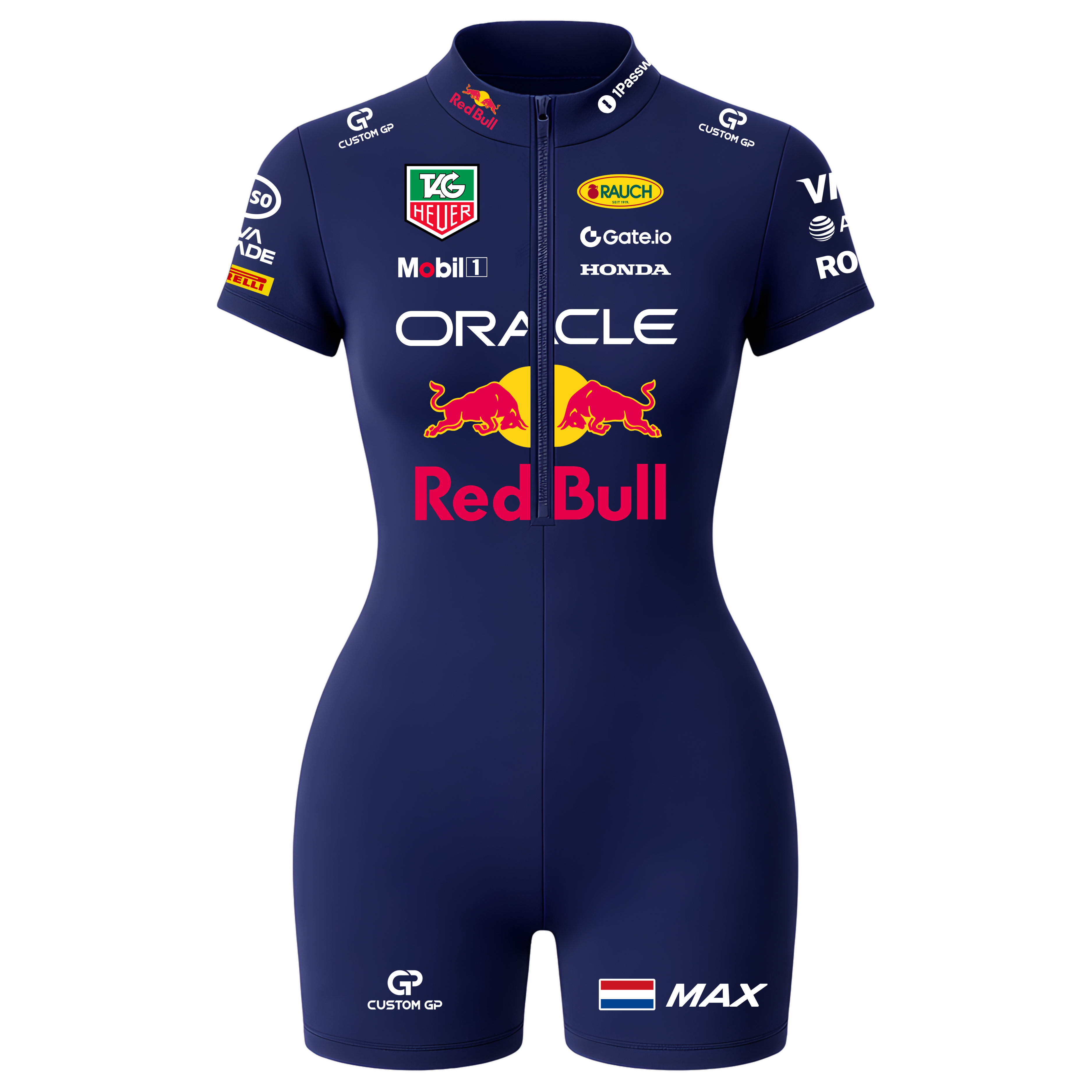 Macaquinho Curto Max Verstappen - Azul Marinho