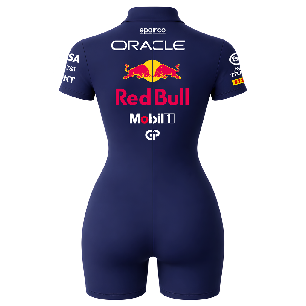 Macaquinho Curto Max Verstappen - Azul Marinho