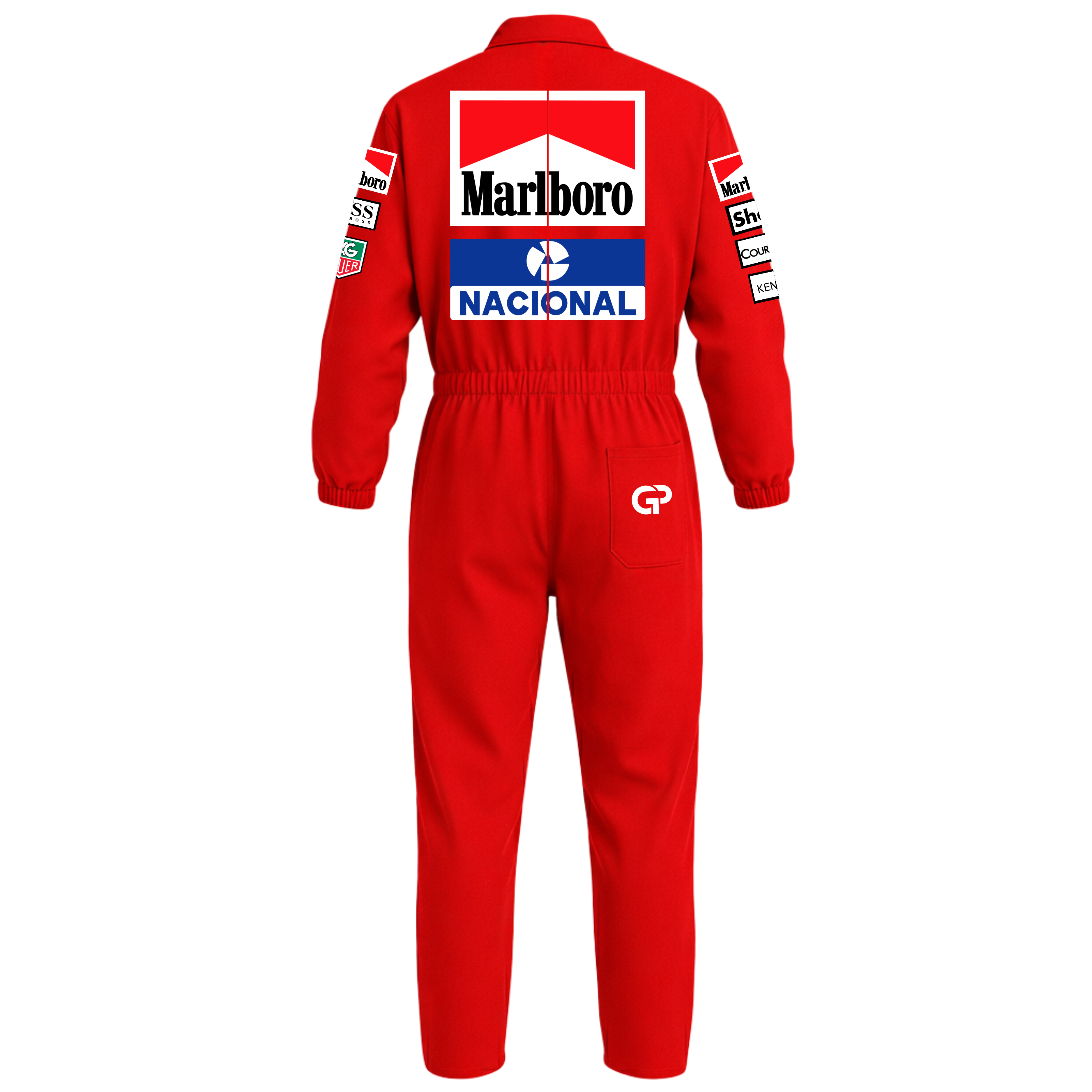 Macacão Mclaren Ayrton Senna Vermelho