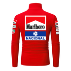Blusa De Compressão Ayrton Senna - Vermelho