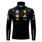 Blusa de compressão Lewis Hamilton Ferrari - Preto