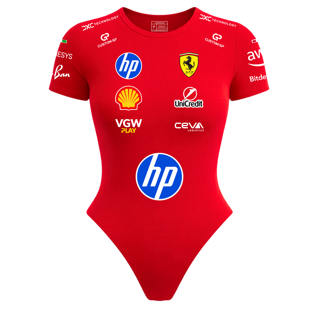 Body Curto Ferrari Vermelho