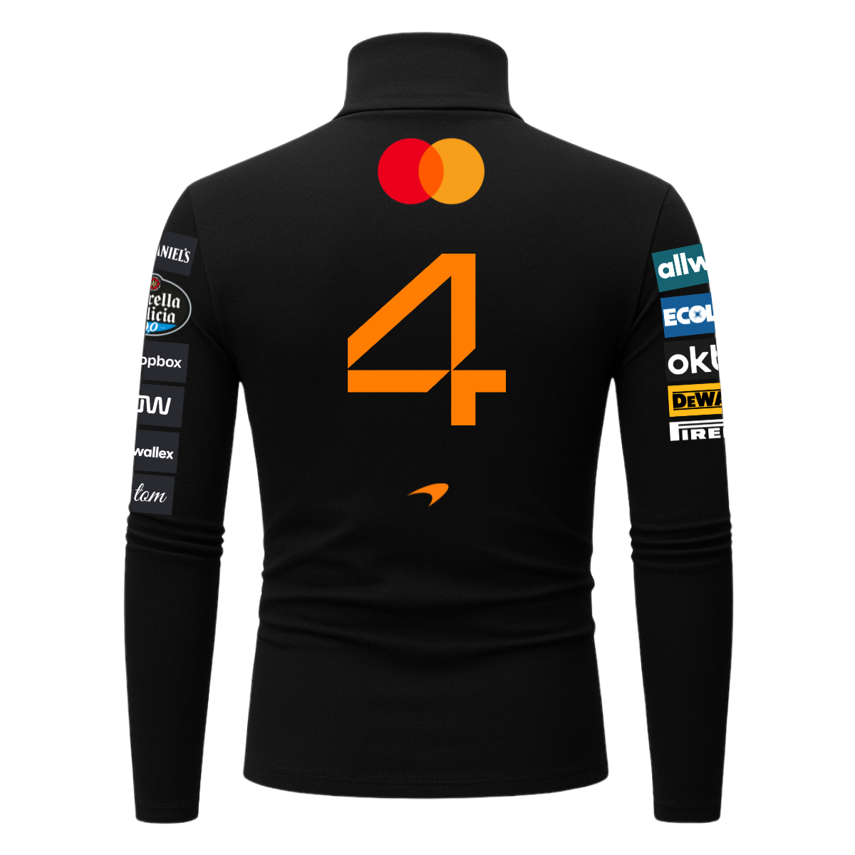 Blusa De Compressão Mclaren Lando Norris - Preto