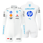 Macaquinho Charles Leclerc Ferrari - Branco