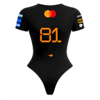 Body Curto Feminino Oscar Piastri Mclaren - Preto
