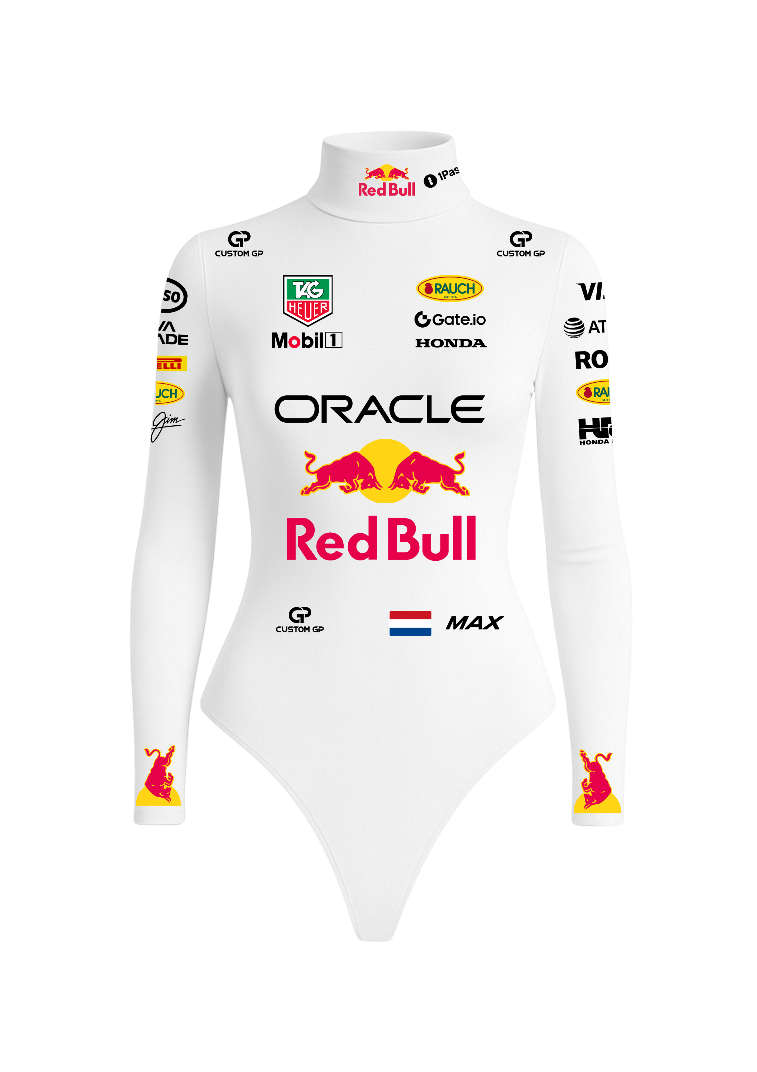 Body Max Verstappen Red Bull - Branco