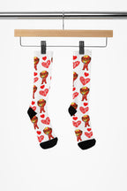 Meia Lewis Hamilton Ferrari