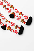 Meia Lewis Hamilton Ferrari